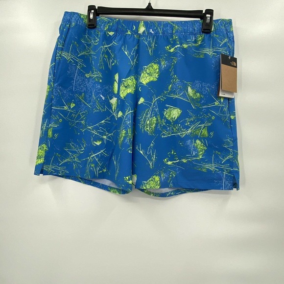The North Face Wander Short Mens XL Blue SuperSonic Print Standard‎ Fit Dry TNF - Picture 2 of 8